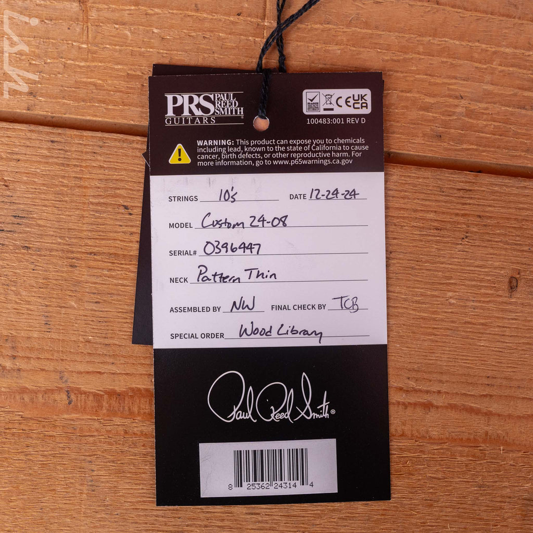 PRS Wood Library Custom 24-08 10-Top Violet