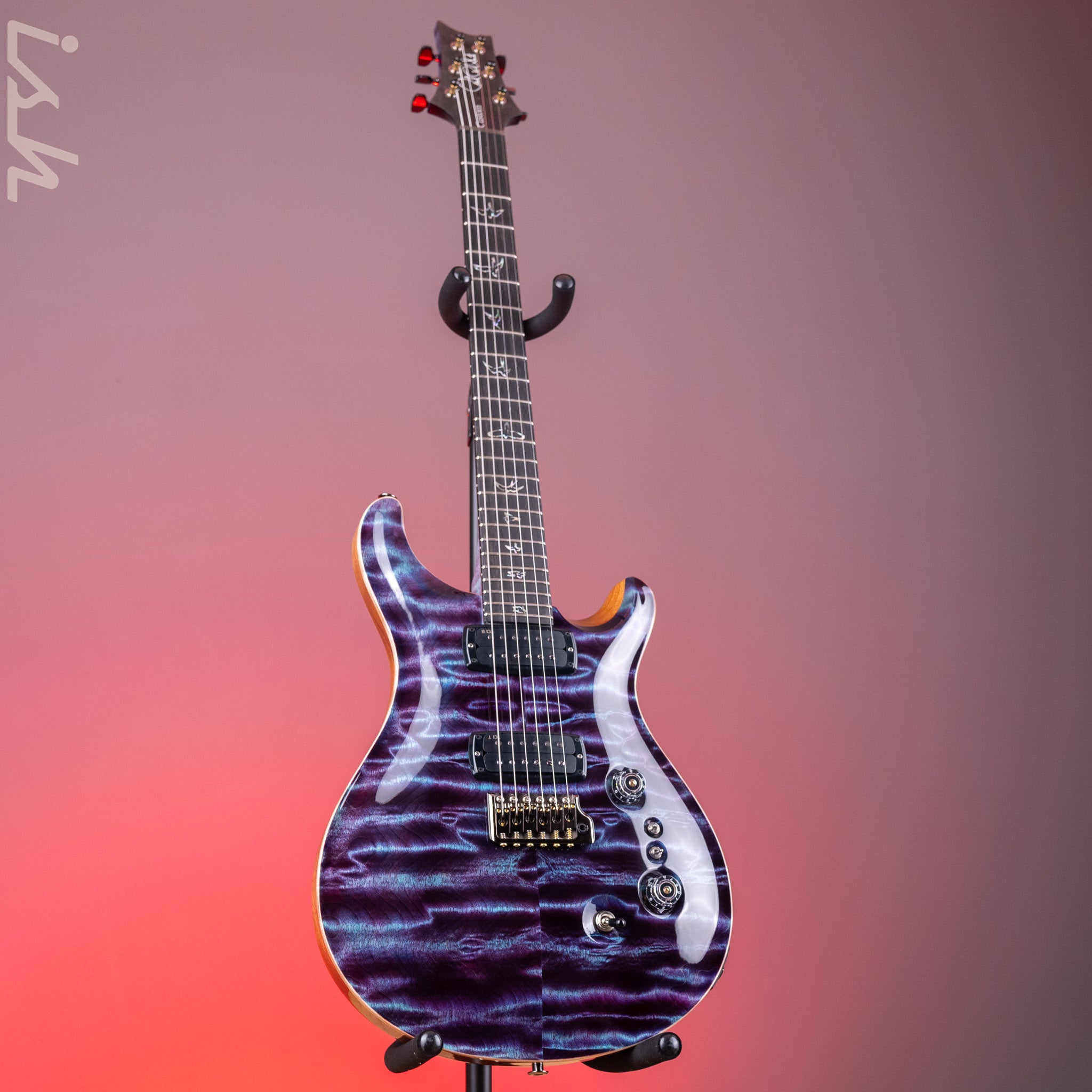 PRS Wood Library Custom 24-08 10-Top Violet – Ish Guitars