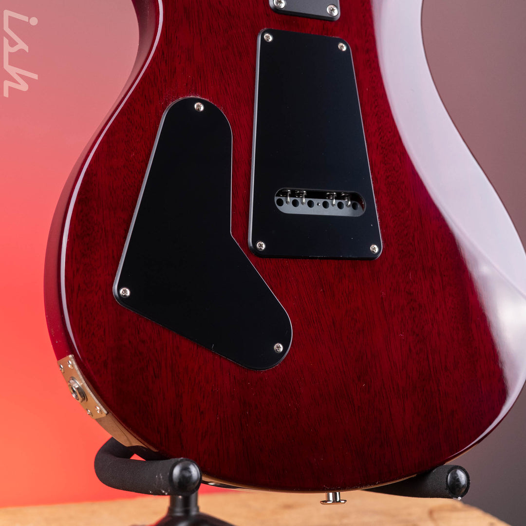 PRS CE 24 Electric Guitar - Faded Gray Black Purple Wraparound Smokeburst