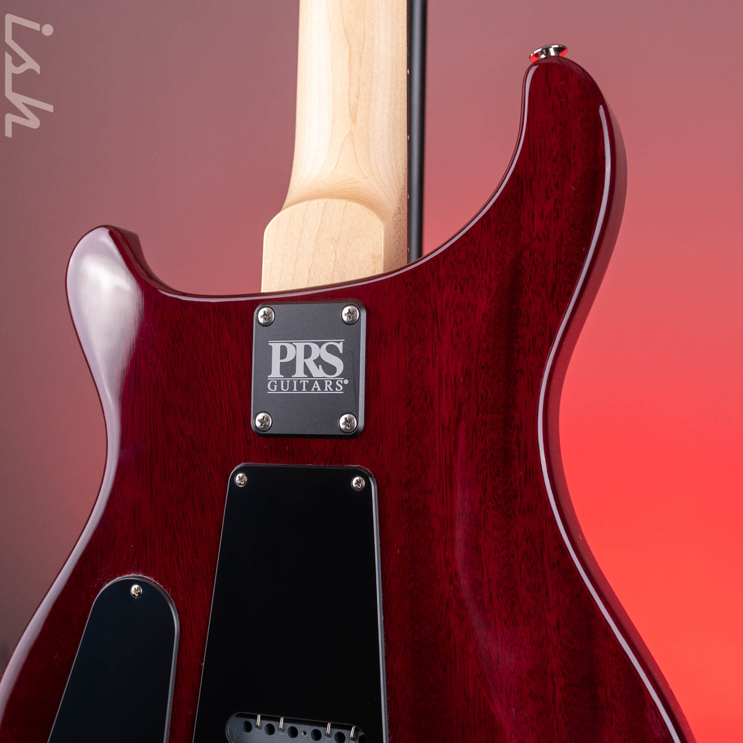 PRS CE 24 Electric Guitar - Faded Gray Black Purple Wraparound Smokeburst