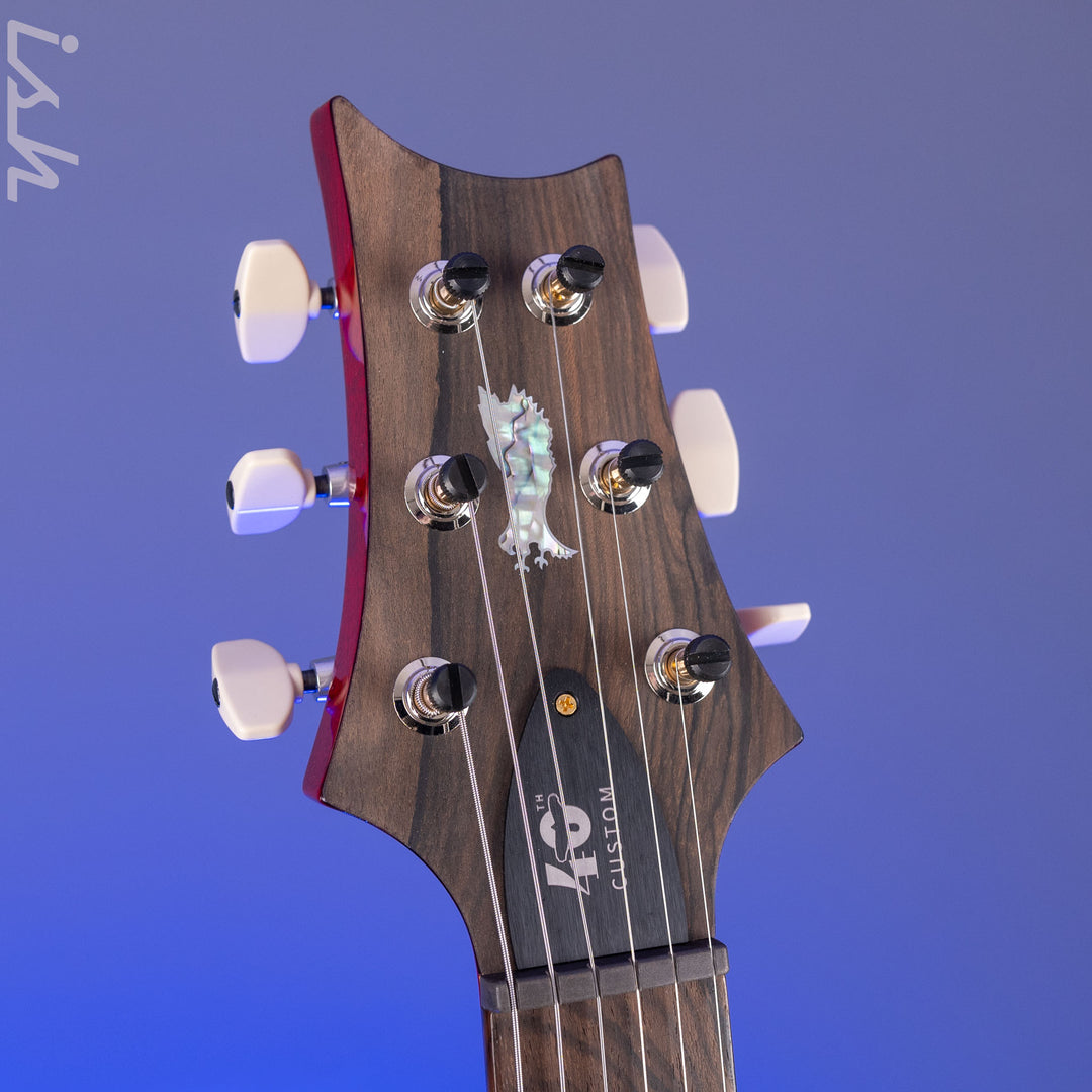 PRS Custom 24-08 Semi-Hollow 40th Anniversary Limited Edition Charcoal Tri-Color Burst