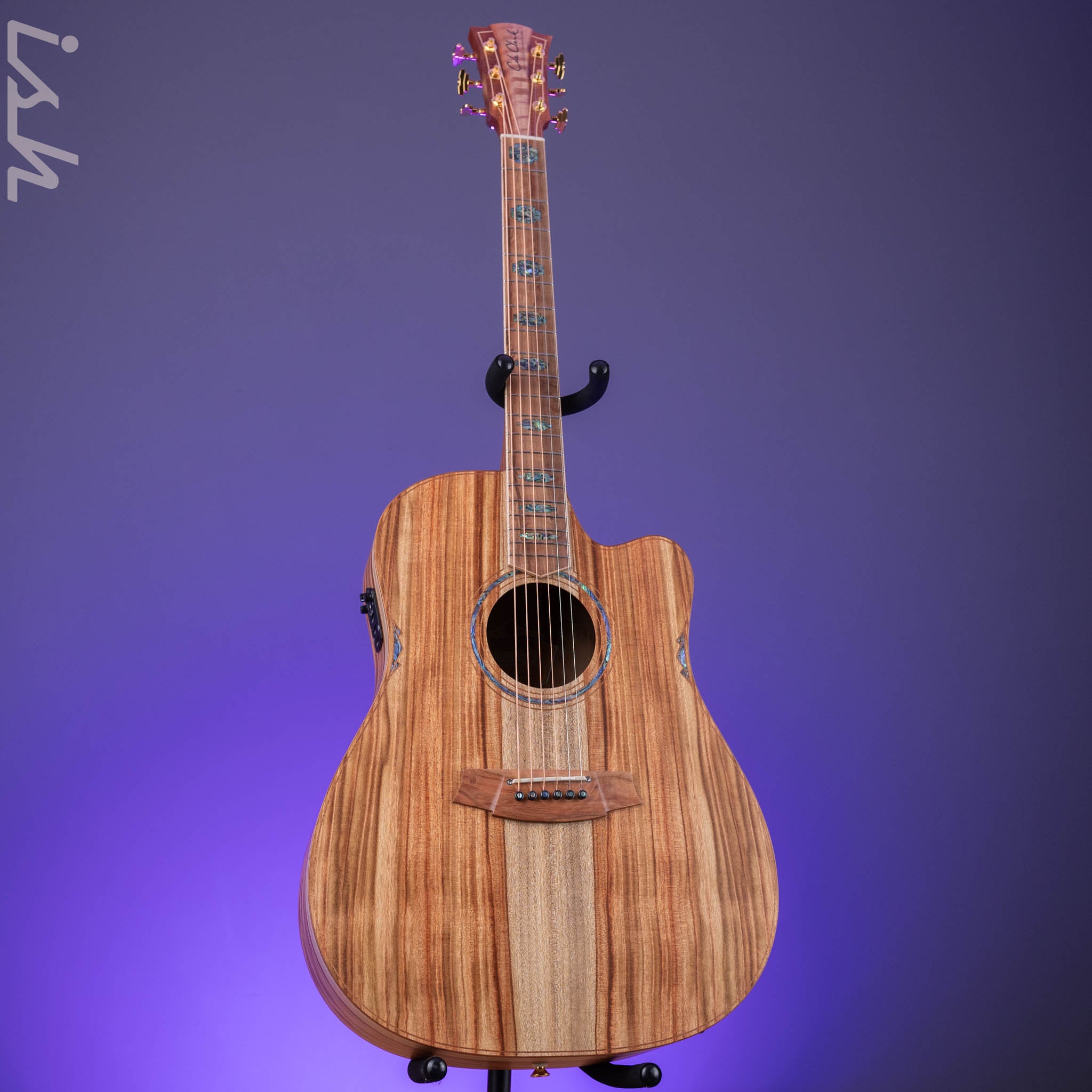 Cole Clark FL3EC-CLCL Acoustic-Electric Guitar Camphor Laurel