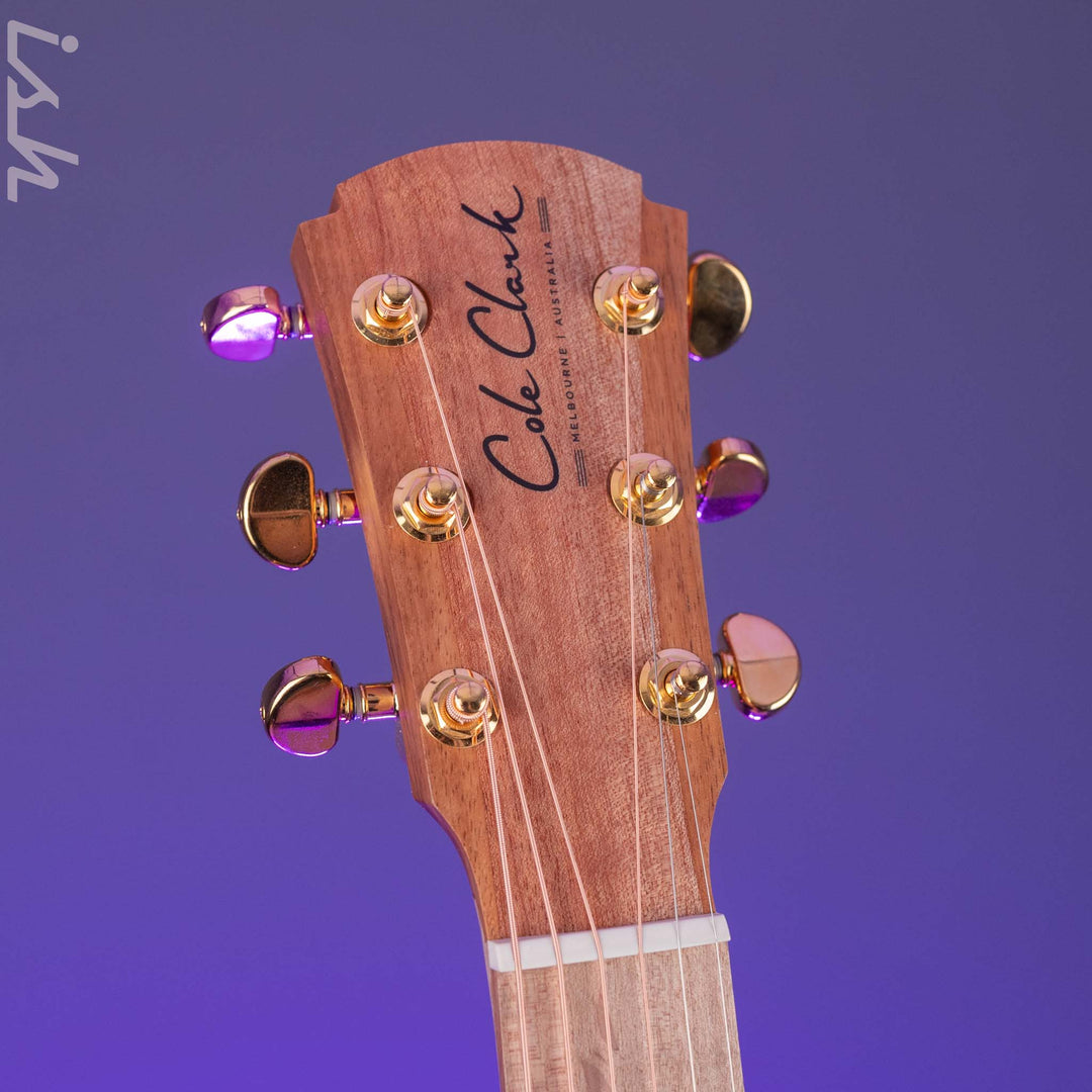 Cole Clark TL2EC-BLBL-HSS Acoustic-Electric Guitar Blackwood