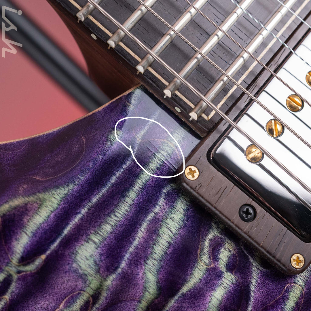 2024 PRS Private Stock Owls in Flight Custom 24 Retro Sour Grapes Brazilian Rosewood