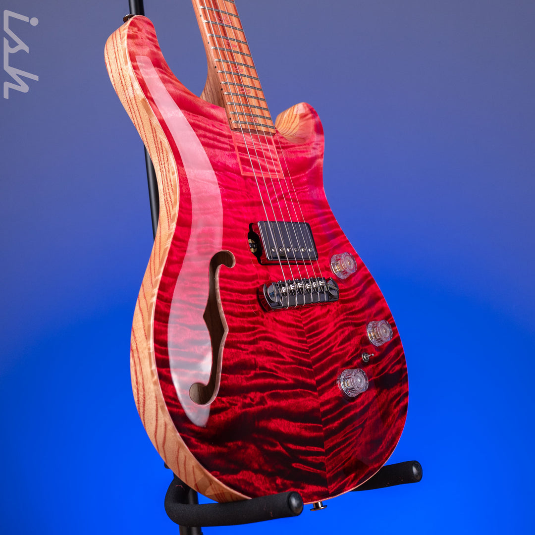 2024 PRS Private Stock Special Semi-Hollow Piezo Blood Red Fade Tulip Wood