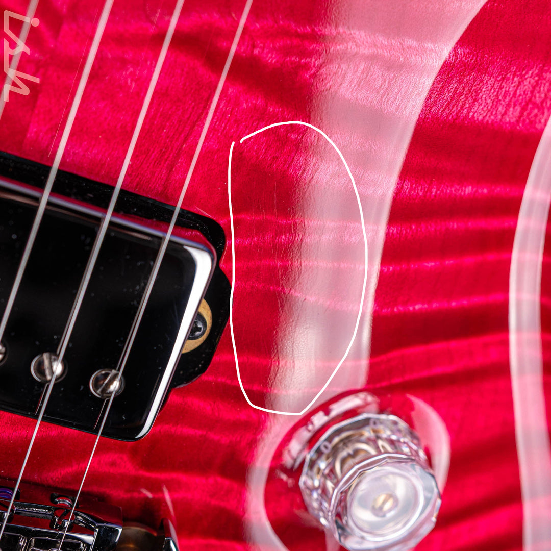 2024 PRS Private Stock Special Semi-Hollow Piezo Blood Red Fade Tulip Wood