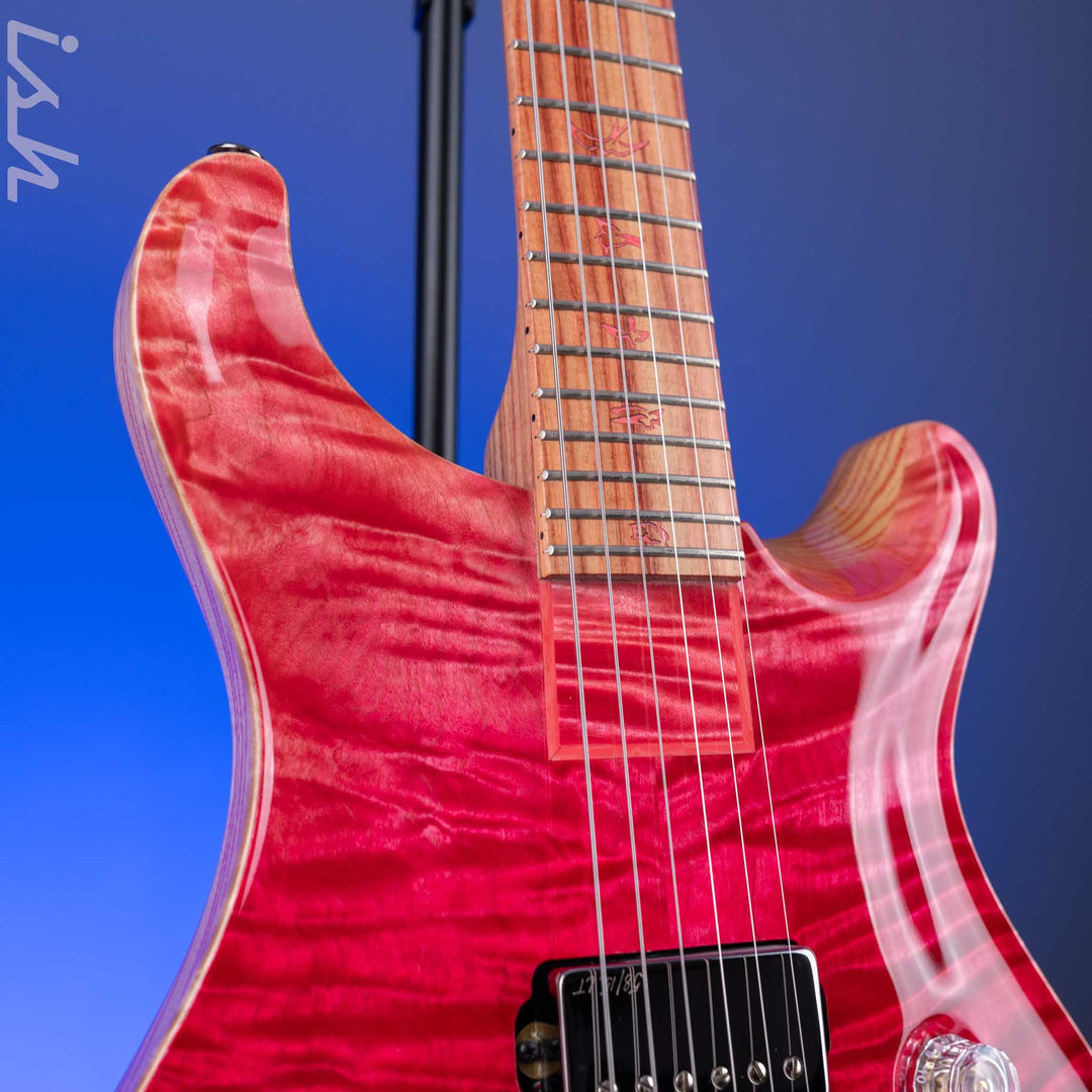 PRS Private Stock Special Semi-Hollow Piezo Blood Red Fade Tulip Wood