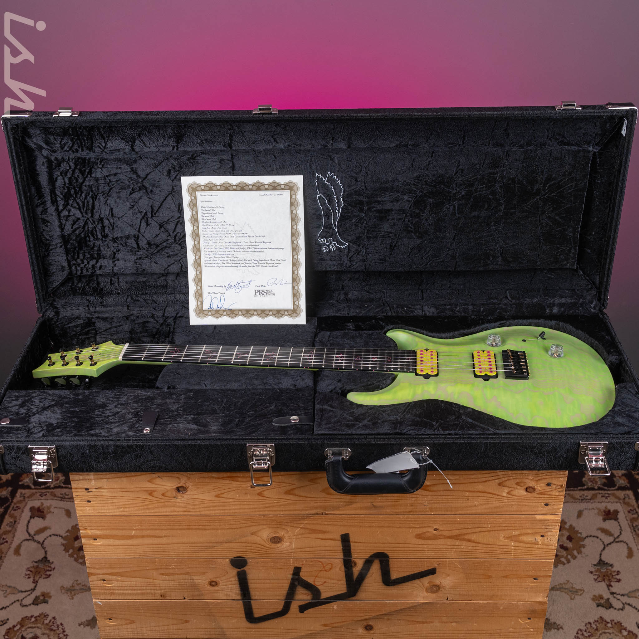 PRS Private Stock Custom 24 7-String Swamp Ash & Bare Knuckle