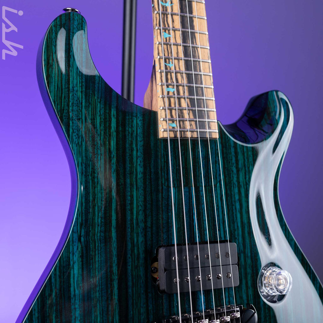 PRS Private Stock Custom 24 Piezo Zebrawood &amp; Pale Moon Ebony