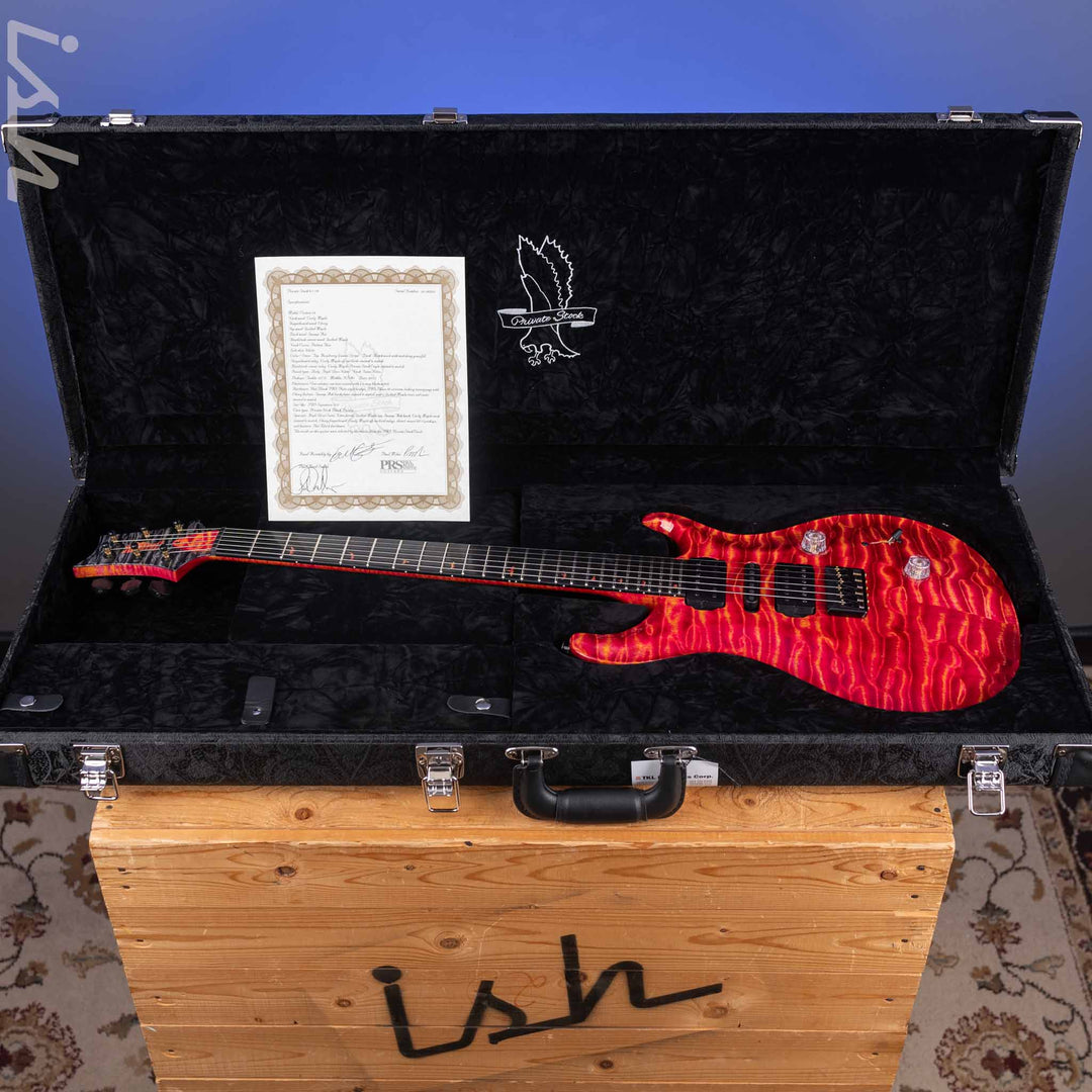 PRS Private Stock Custom 24 Raspberry Lemon Stripe