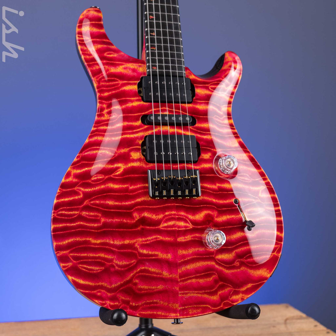 PRS Private Stock Custom 24 Raspberry Lemon Stripe – Ish Guitars