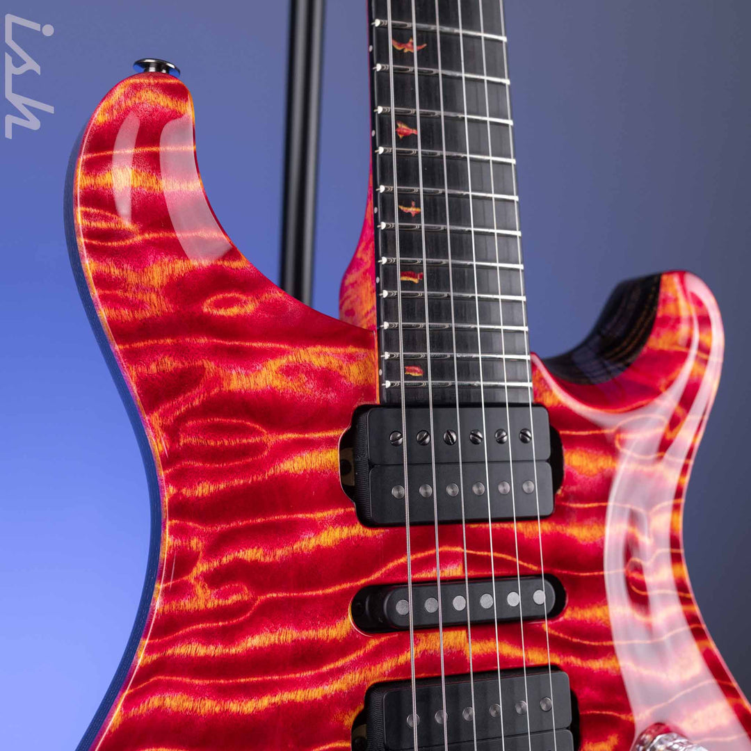 PRS Private Stock Custom 24 Raspberry Lemon Stripe