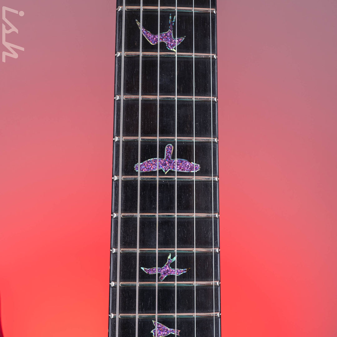 PRS Custom 24 Private Stock Aqua Violet Fade Burl