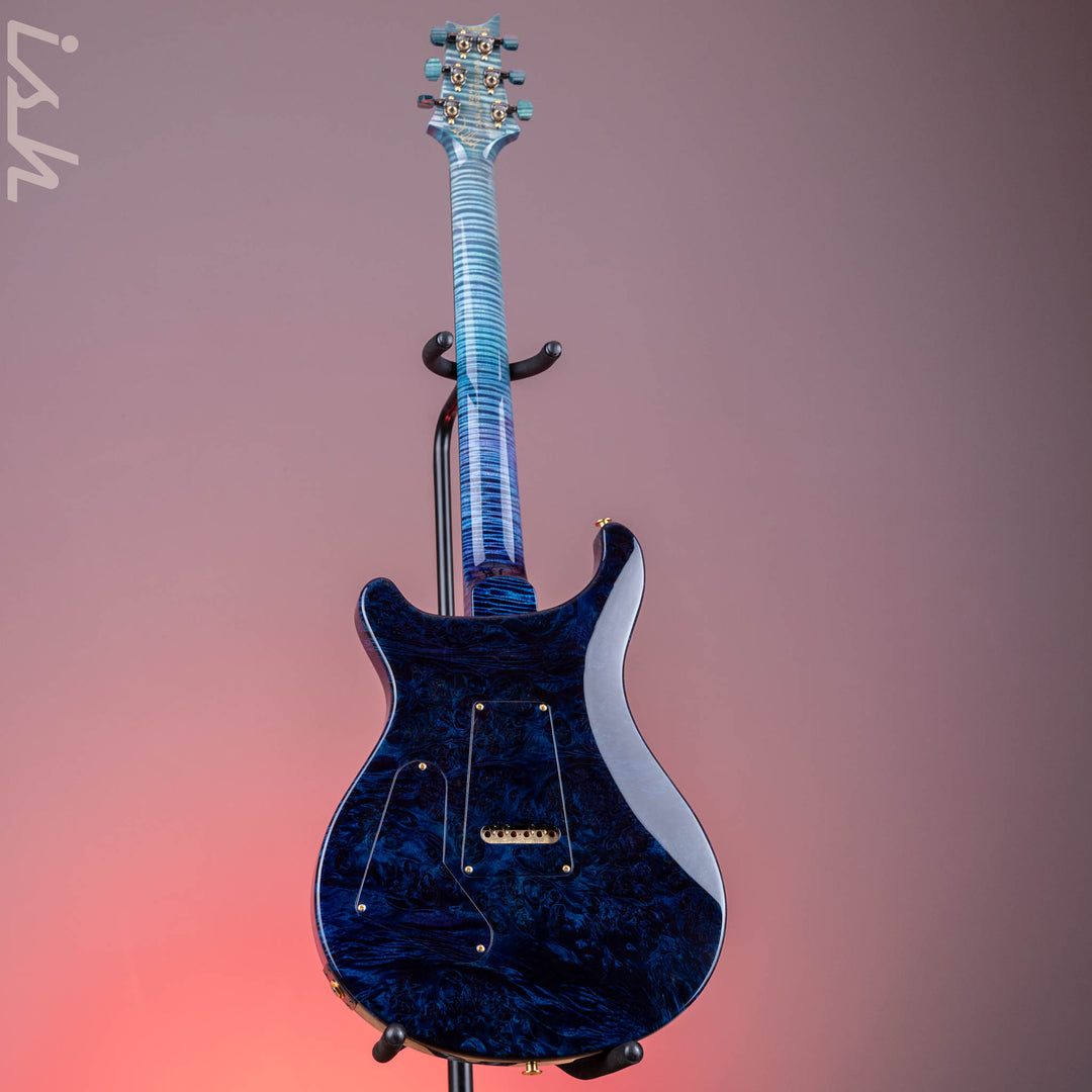 PRS Custom 24 Private Stock Aqua Violet Fade Burl