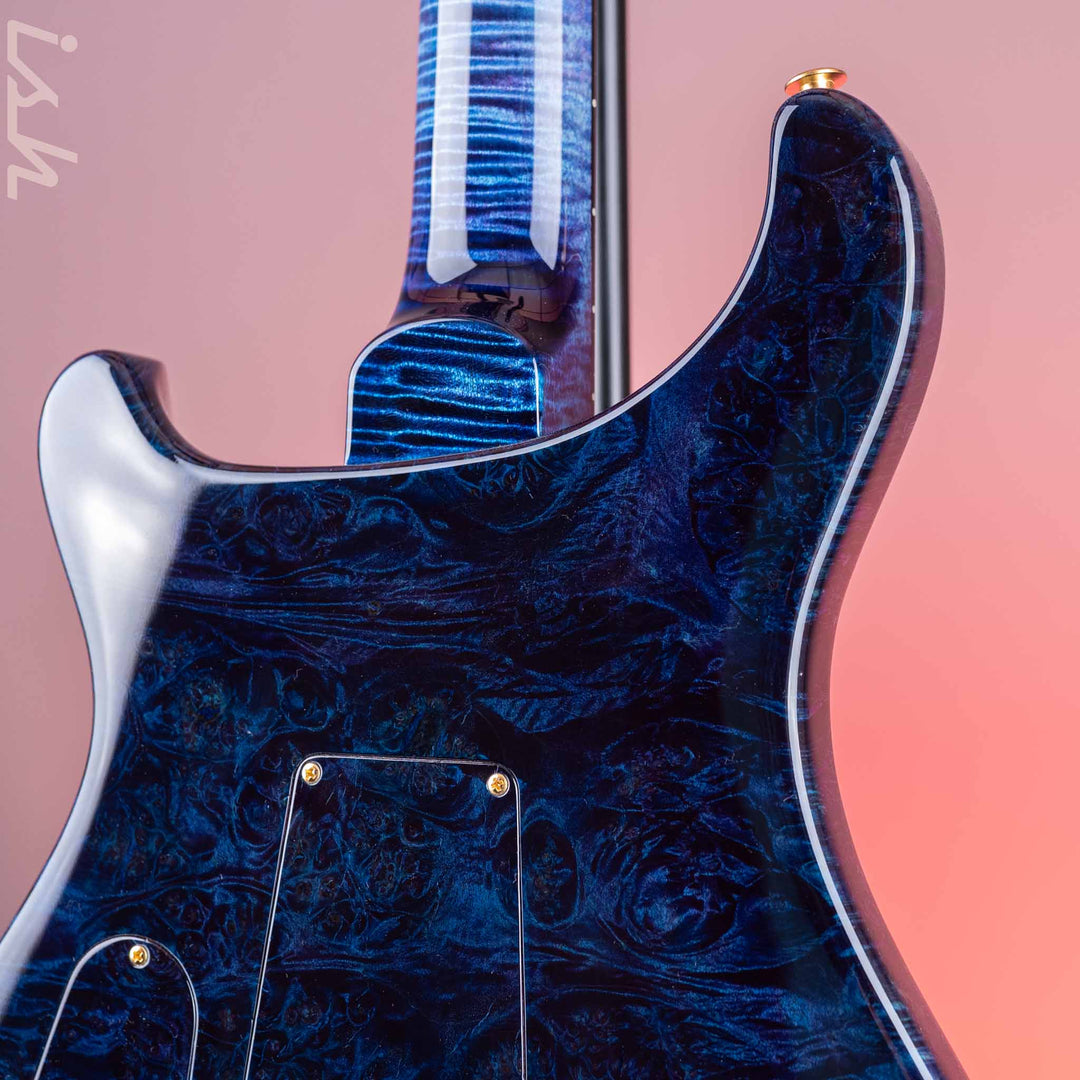 PRS Custom 24 Private Stock Aqua Violet Fade Burl