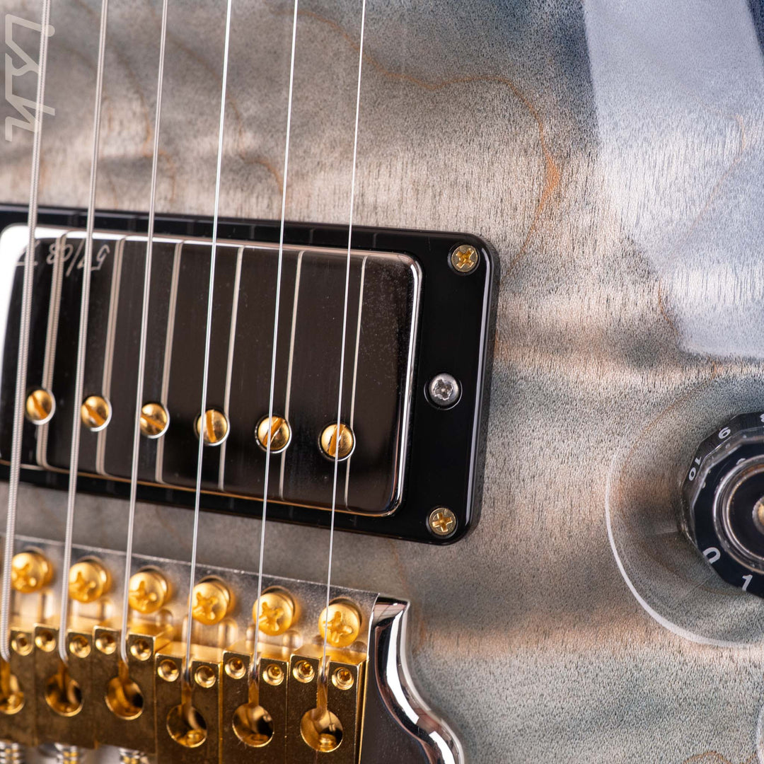 2024 PRS Private Stock Custom 22 / 12-String Double Neck Indigo Glow