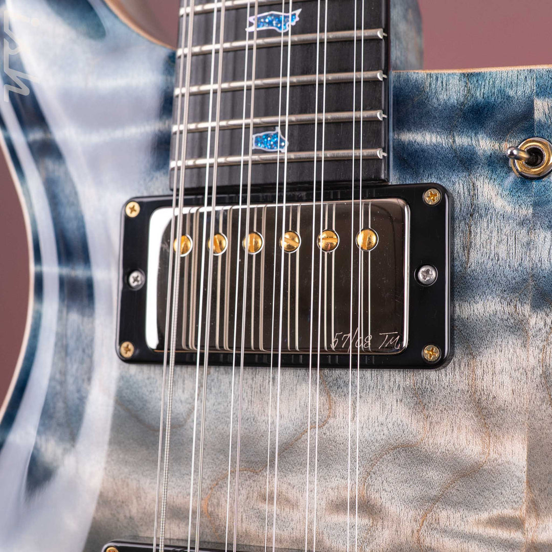2024 PRS Private Stock Custom 22 / 12-String Double Neck Indigo Glow