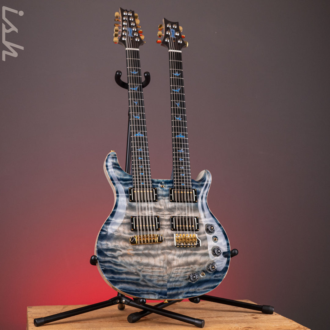 2024 PRS Private Stock Custom 22 / 12-String Double Neck Indigo Glow