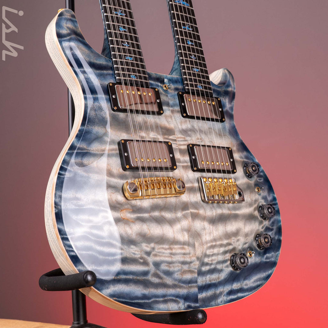 2024 PRS Private Stock Custom 22 / 12-String Double Neck Indigo Glow
