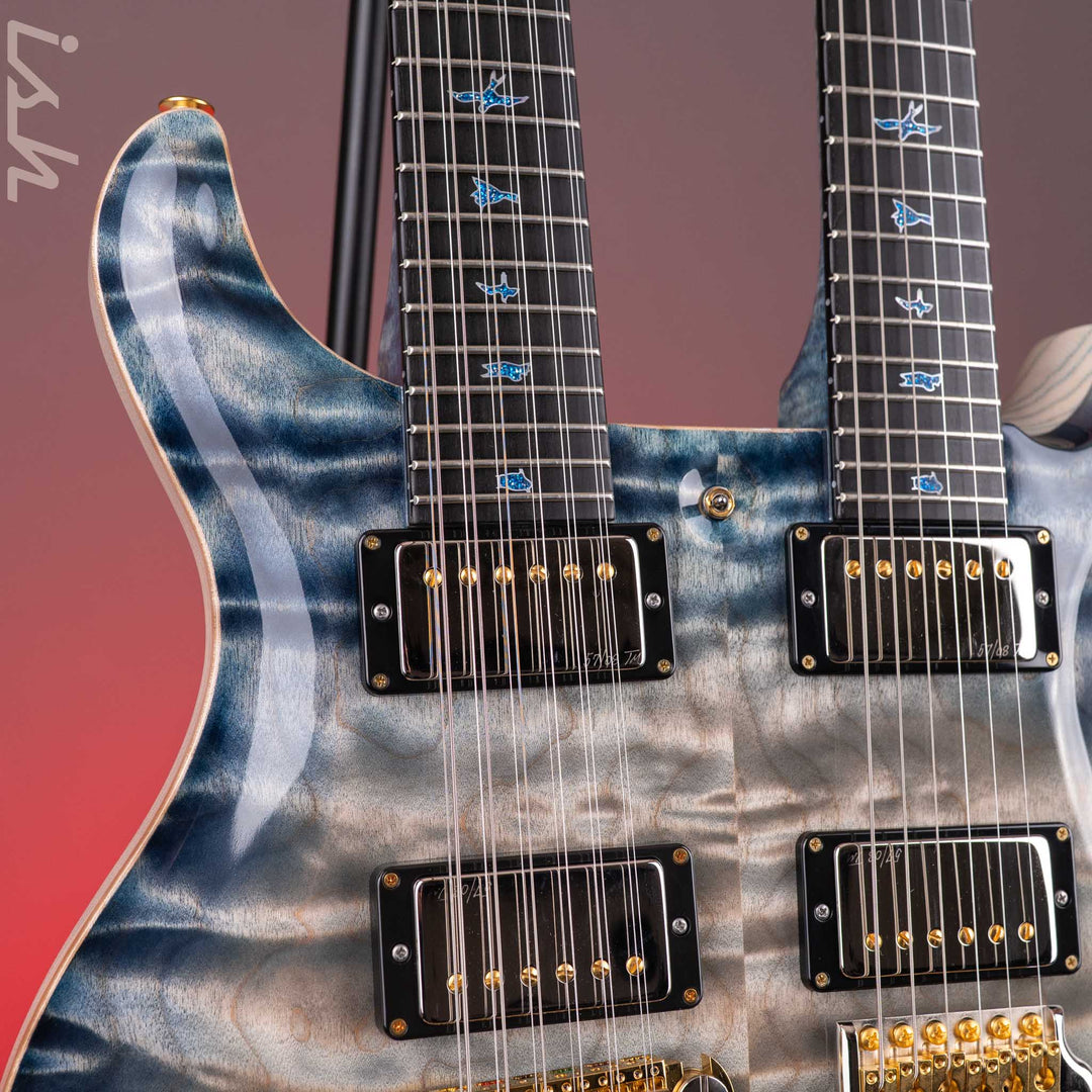 2024 PRS Private Stock Custom 22 / 12-String Double Neck Indigo Glow