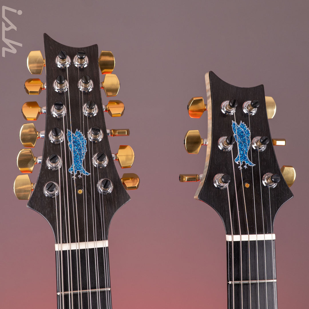 2024 PRS Private Stock Custom 22 / 12-String Double Neck Indigo Glow