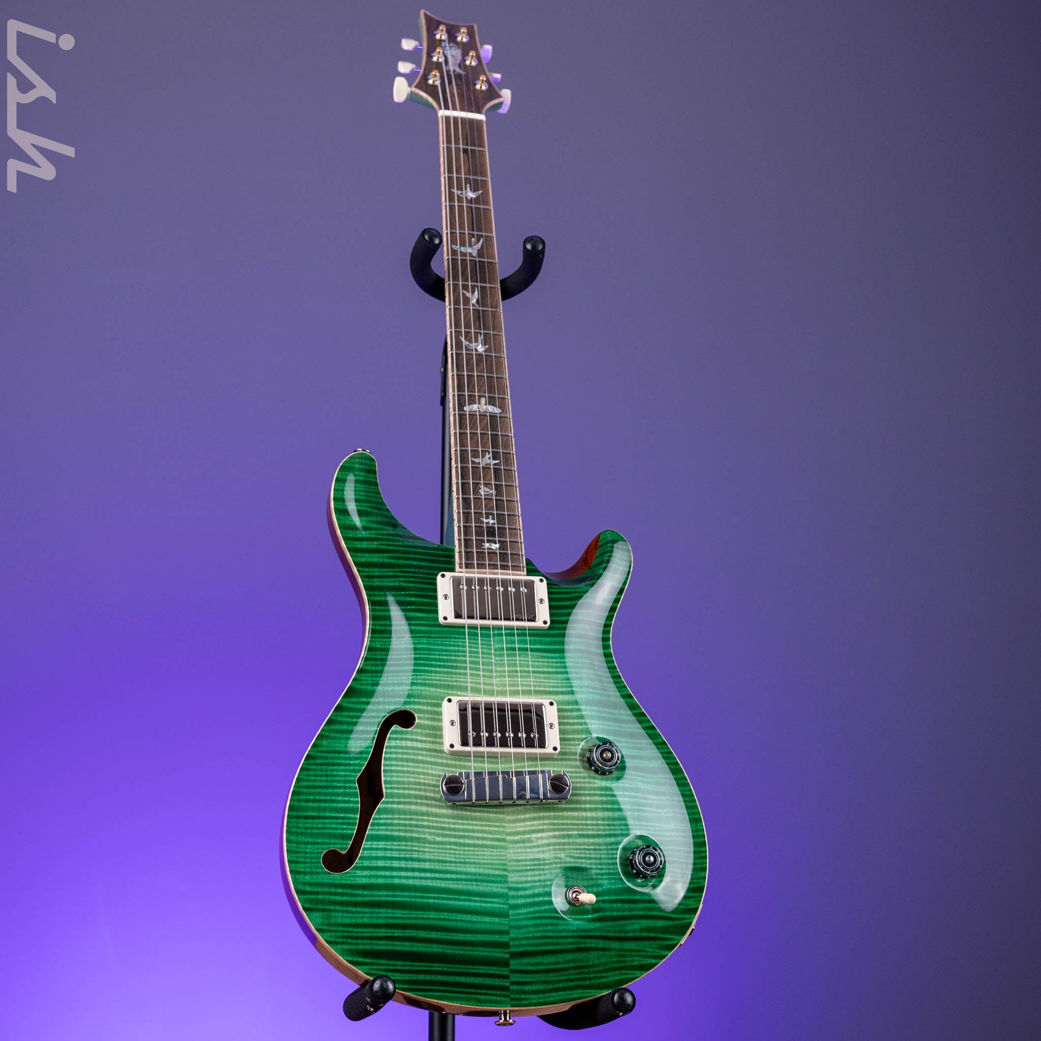 PRS Private Stock McCarty Semi-Hollow Emerald Green Glow – Ish Guitars