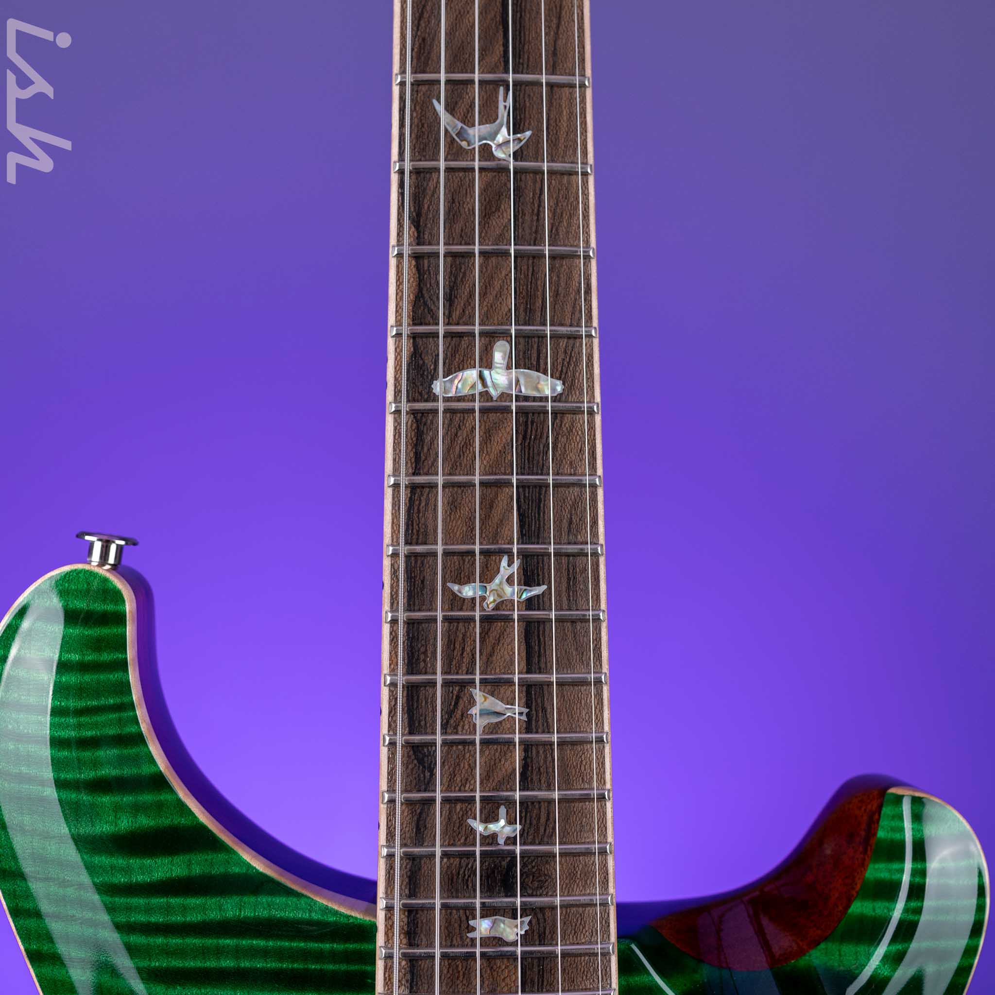 PRS McCarty Japan Limitedハカランダ PRS Private Stock McCarty Semi-Hollow Emerald Green Glow – Ish Guitars