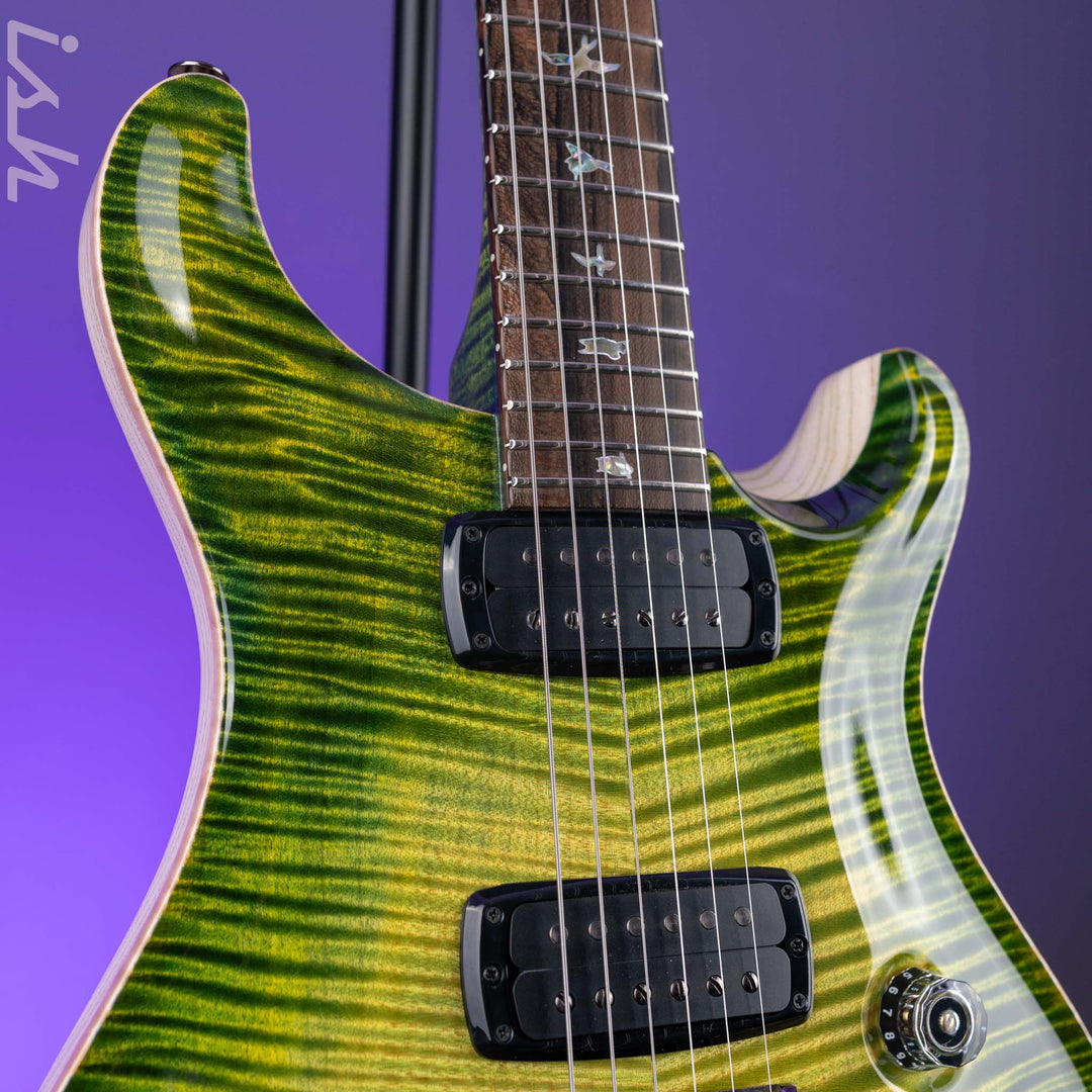 PRS Private Stock Custom 24-08 Curly Maple Rainforest Glow
