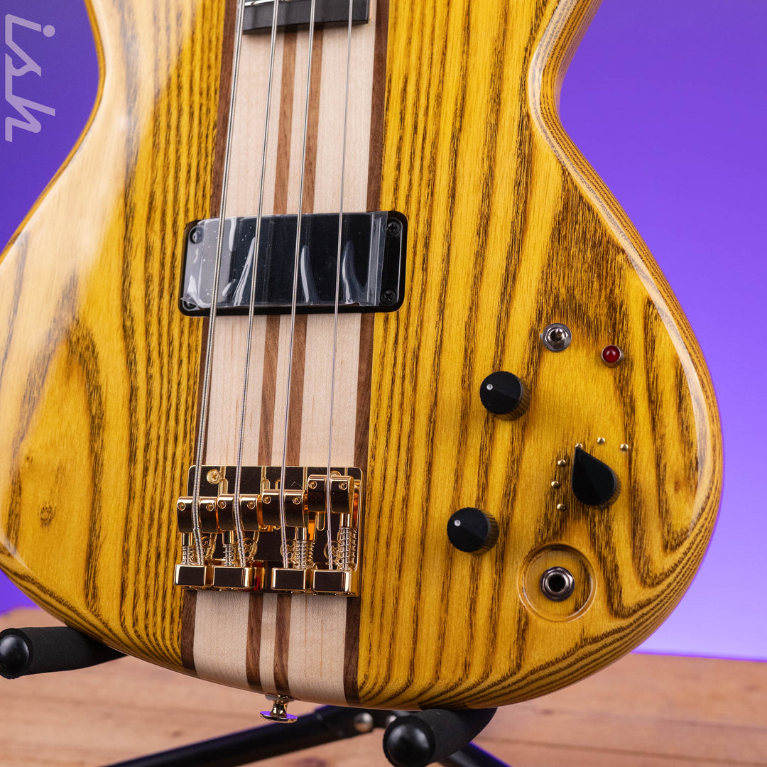 Aria Pro II SB-1000 4-String Bass Natural Oak Demo