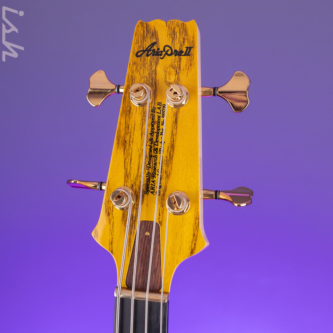 Aria Pro II SB-1000 4-String Bass Natural Oak Demo