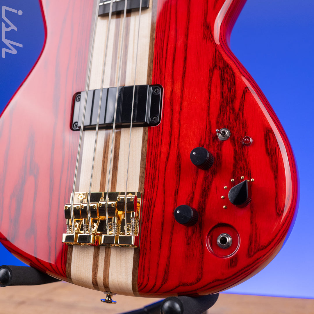 Aria Pro II SB-1000 4-String Bass Padouk Red