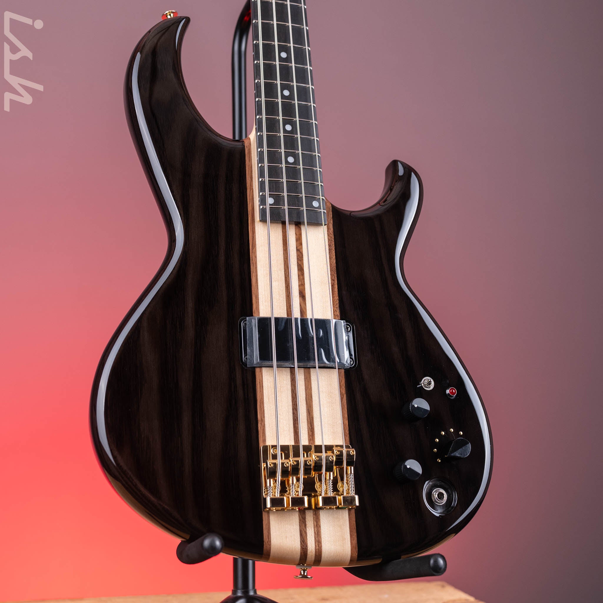 【最終値下げ】AriaPro II SB-1000 Black Edition Aria Pro II SB-1000 4-String Bass See-Through Black – Ish Guitars