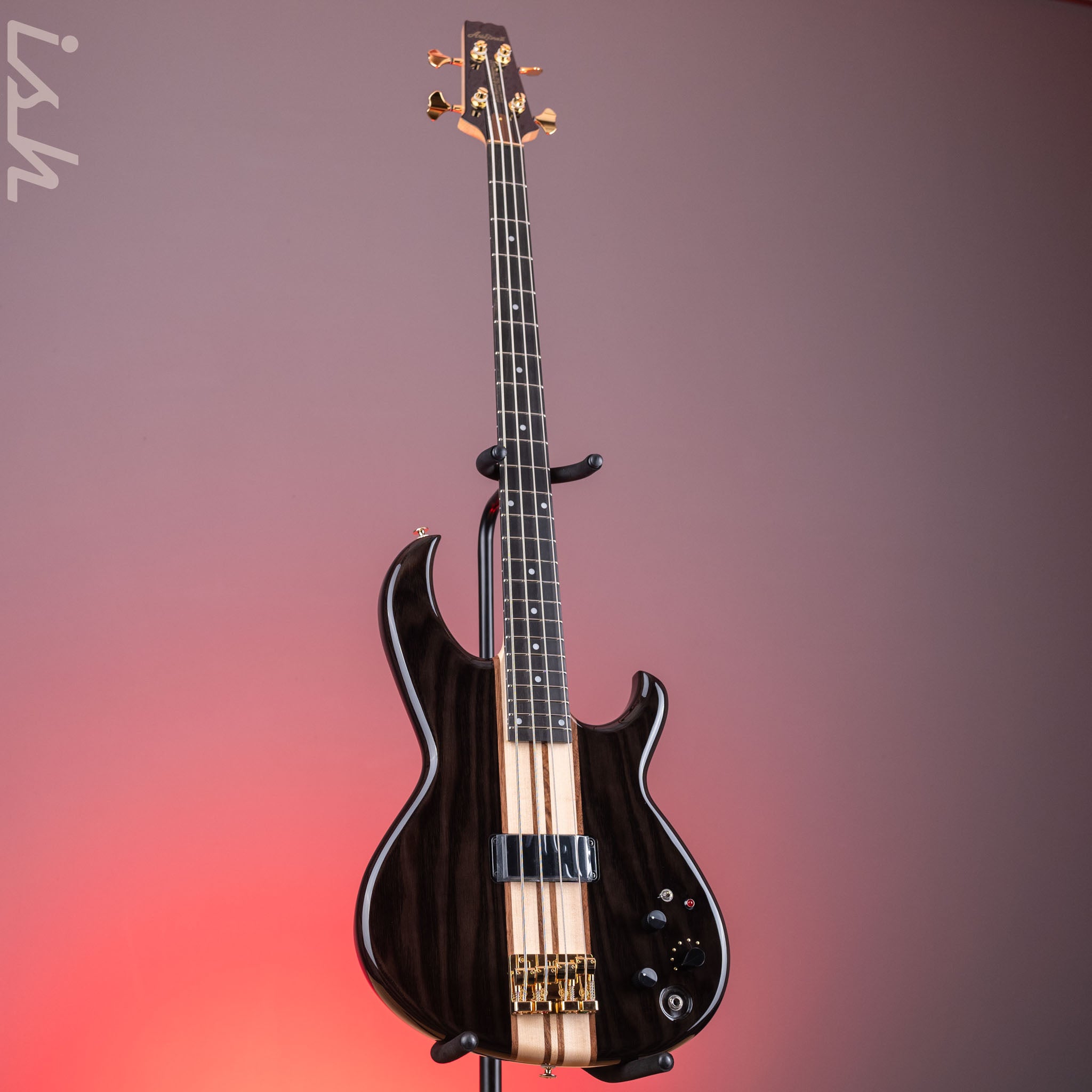 Aria Pro II SB-1000 4-String Bass See-Through Black – Ish Guitars