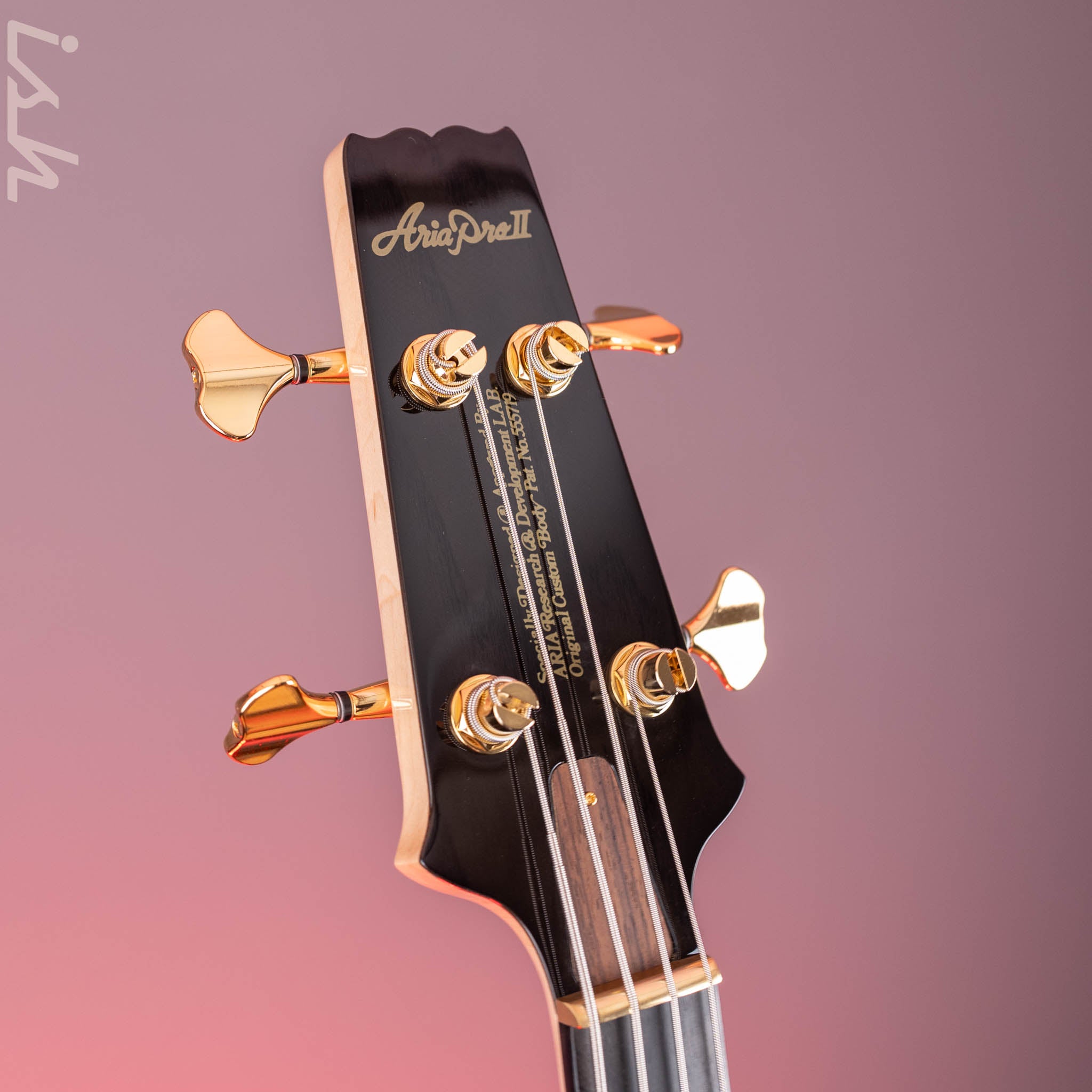 Aria Pro II SB-1000 4-String Bass See-Through Black – Ish Guitars