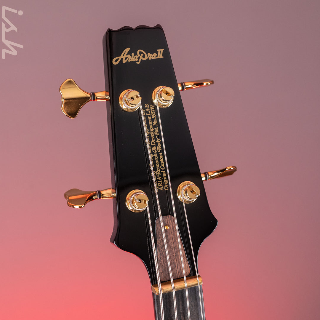 Aria Pro II SB-1000 4-String Bass Solid Black