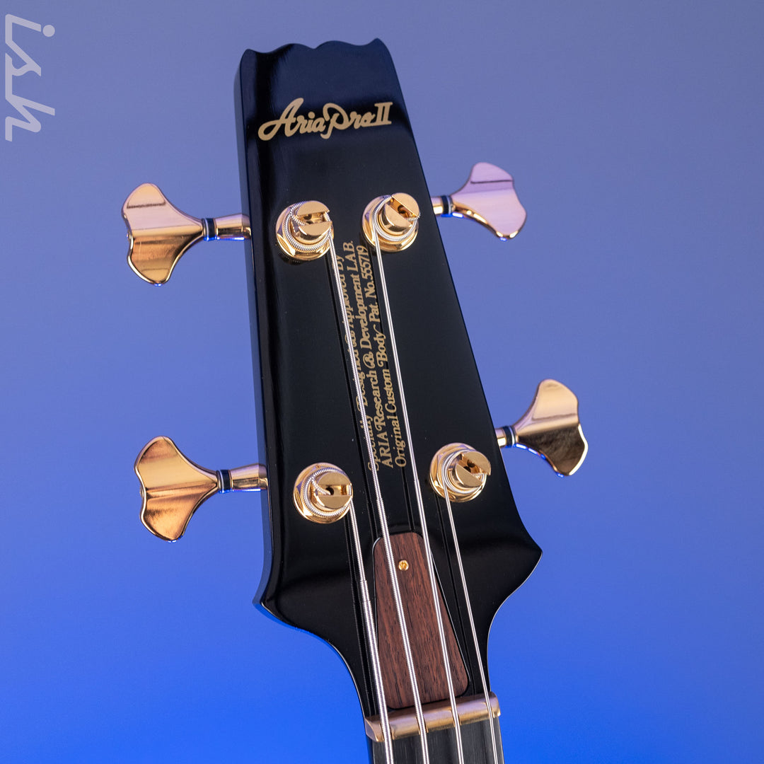 Aria Pro II SB-1000 4-String Bass Solid Black