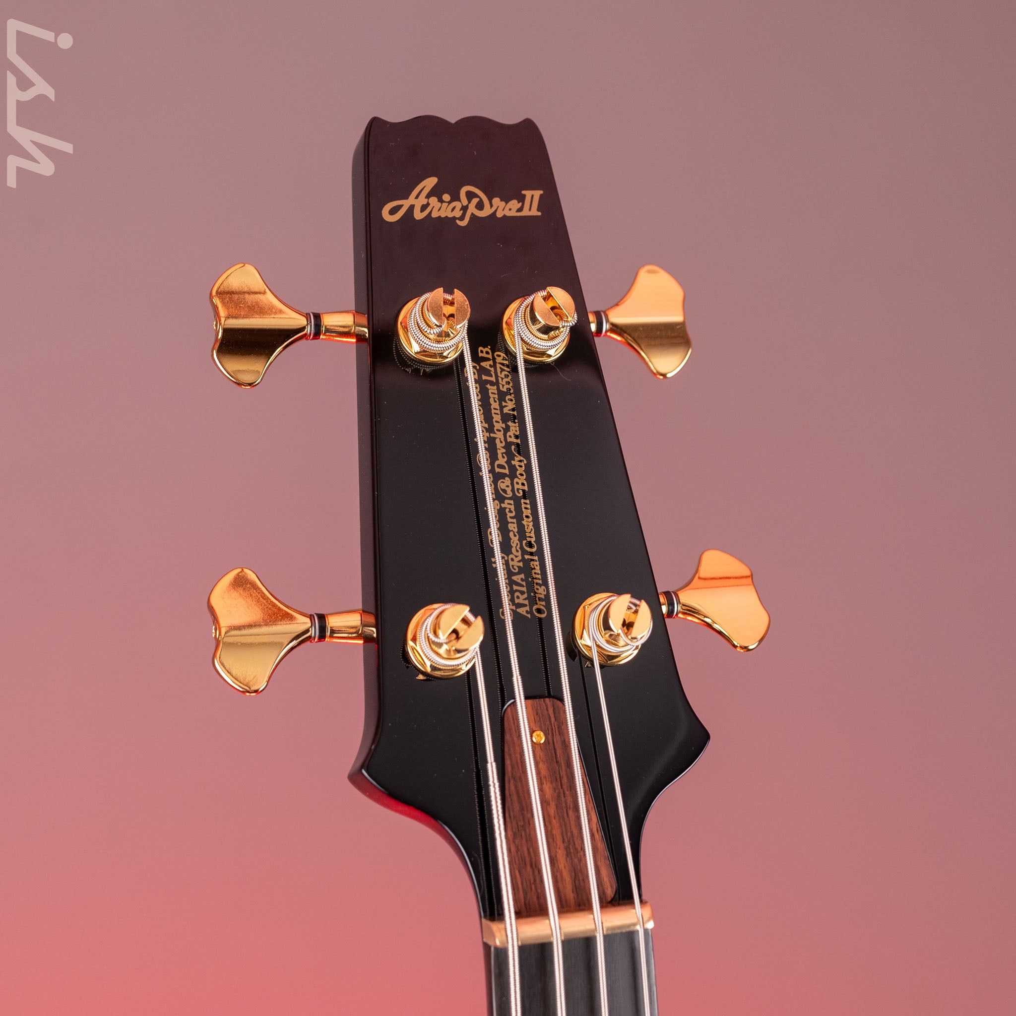 Aria Pro II SB-1000 4-String Bass Solid Black – Ish Guitars