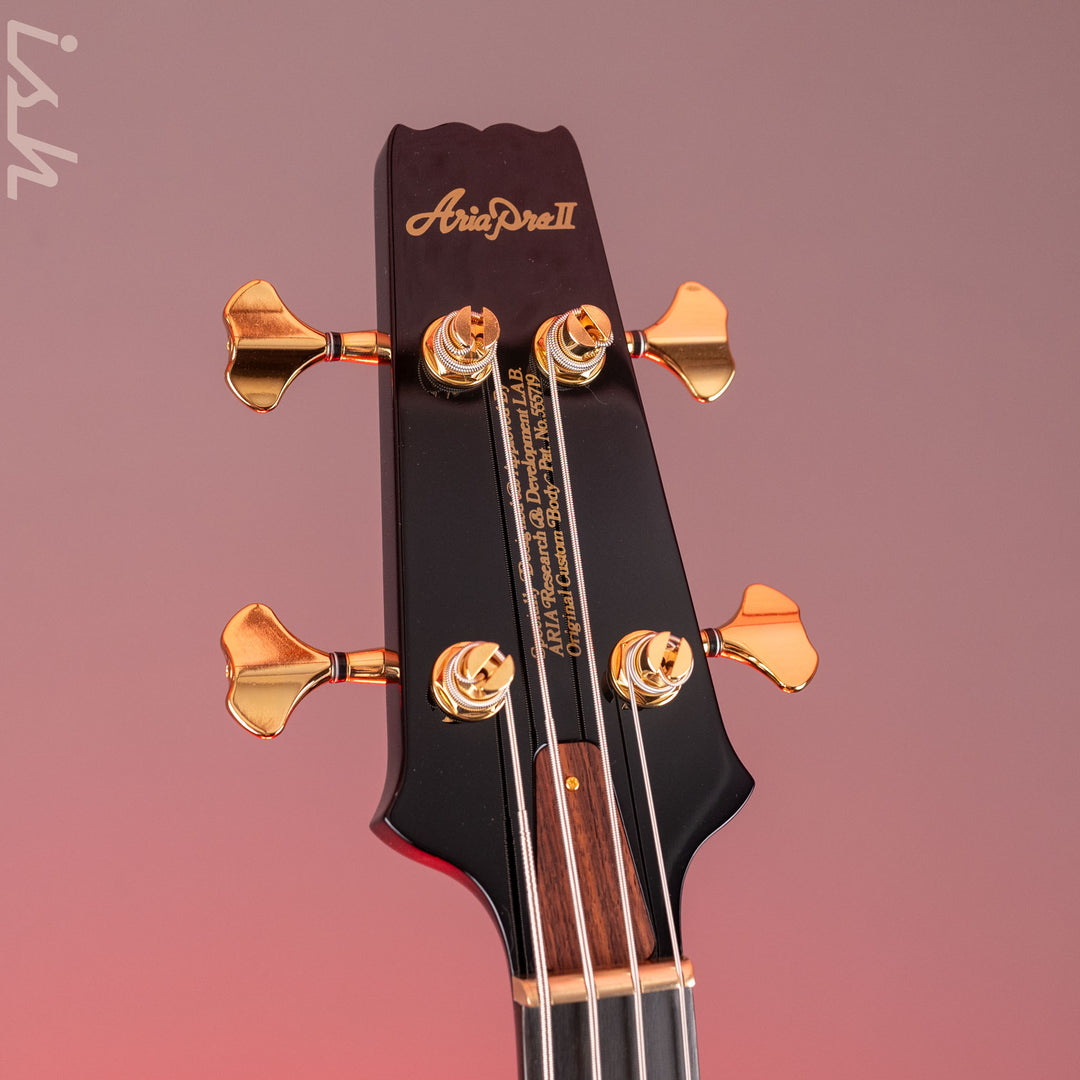 Aria Pro II SB-1000 4-String Bass Solid Black