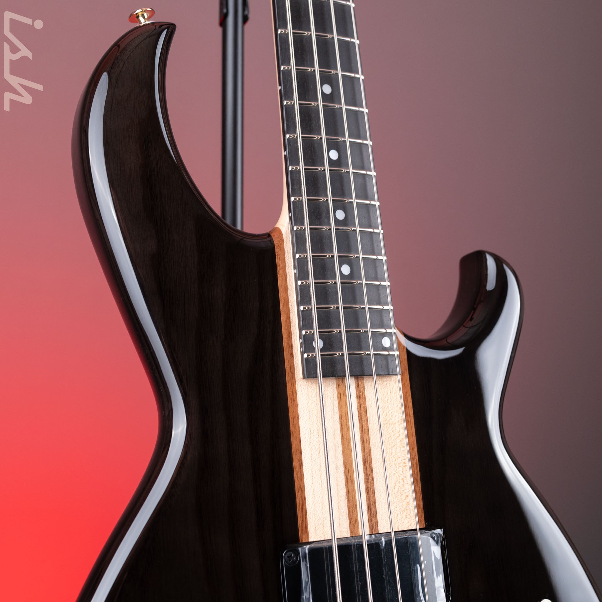Aria Pro II SB-1000 4-String Bass See-Through Black – Ish Guitars