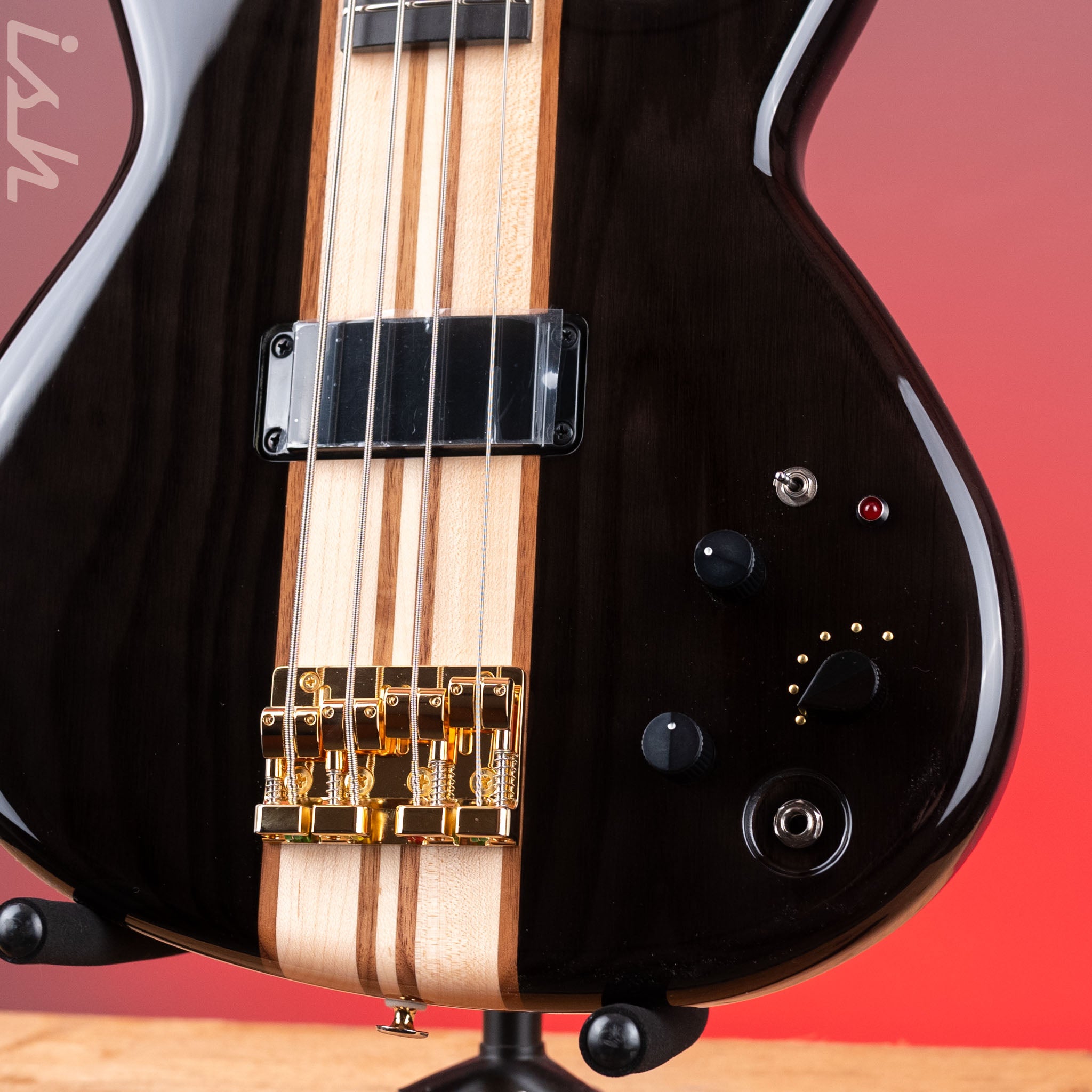 Aria Pro II SB-1000 4-String Bass See-Through Black – Ish Guitars