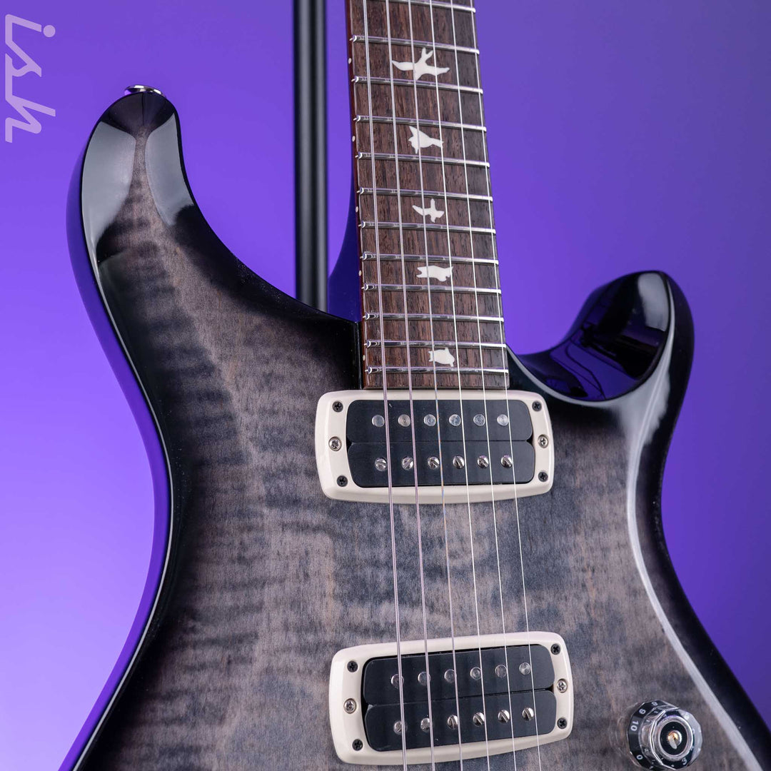 PRS S2 Custom 24-08 Electric Guitar Faded Gray Black Burst