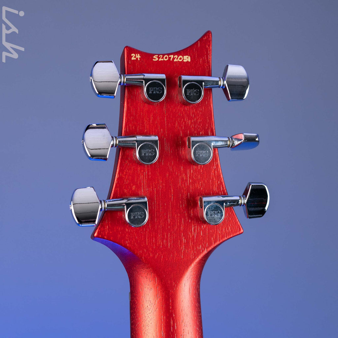 PRS S2 Standard 24 Electric Guitar Satin Red - East Indian Rosewood Fretboard