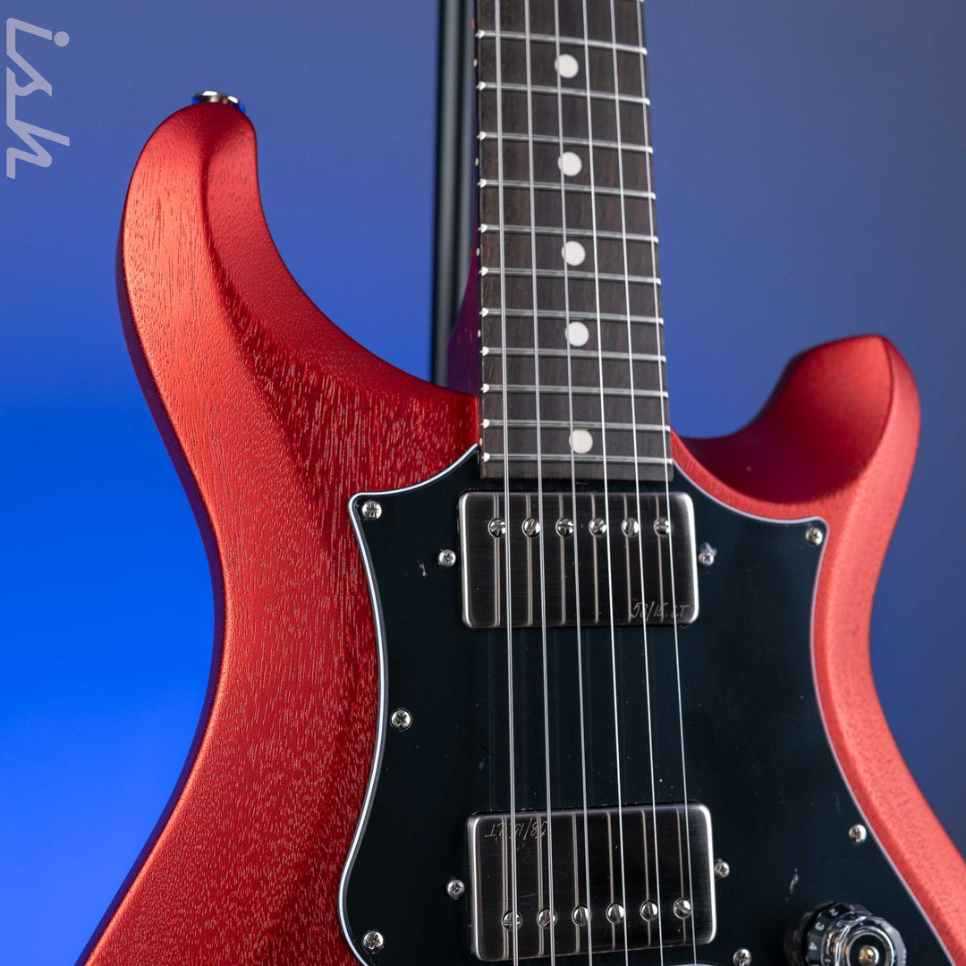PRS S2 Standard 24 Electric Guitar Satin Red - East Indian Rosewood Fretboard