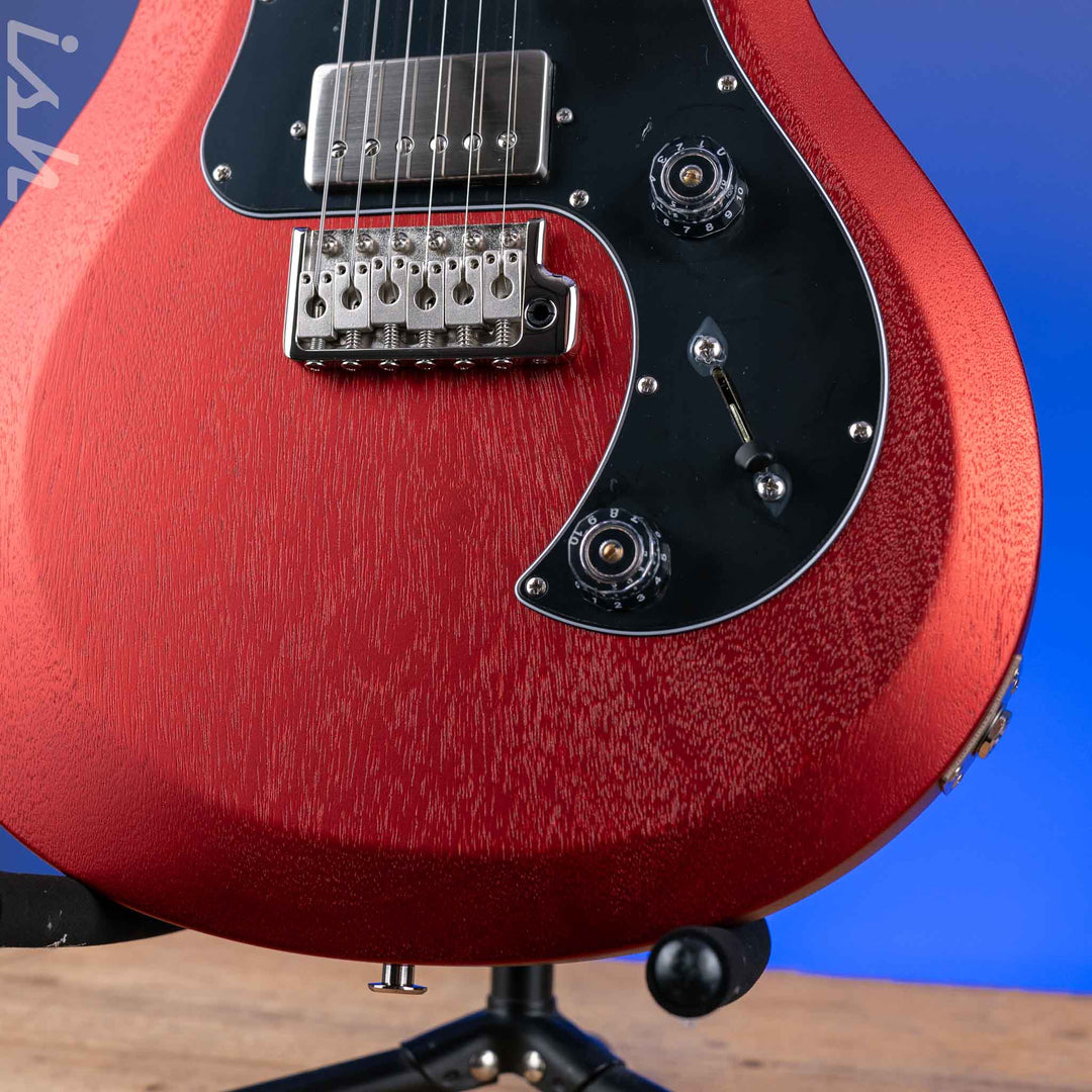 PRS S2 Standard 24 Electric Guitar Satin Red - East Indian Rosewood Fretboard