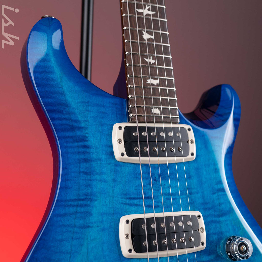 PRS S2 Custom 24-08 Electric Guitar Lake Blue Demo