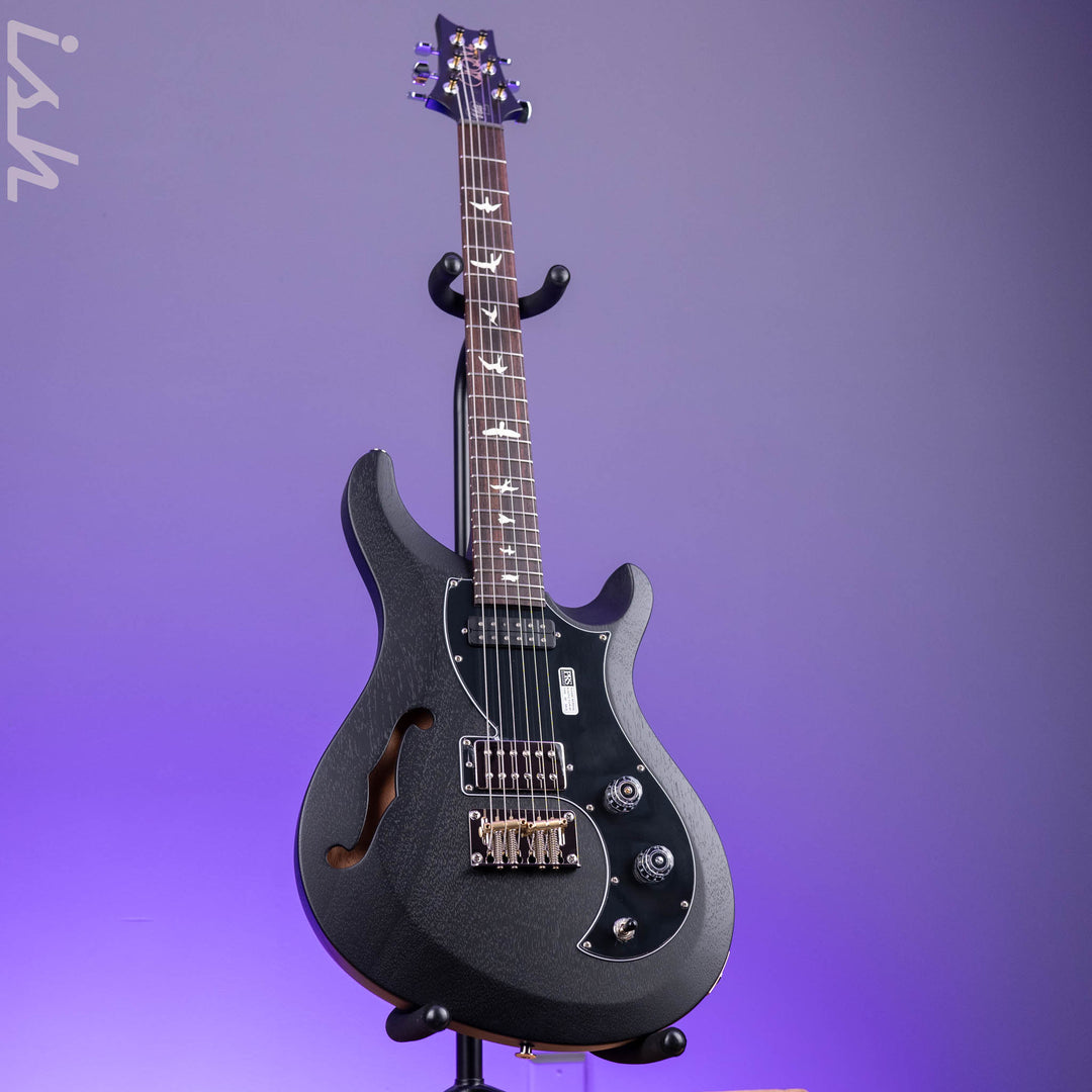 PRS S2 Vela Semi-Hollow Electric Guitar Charcoal Satin Nitro