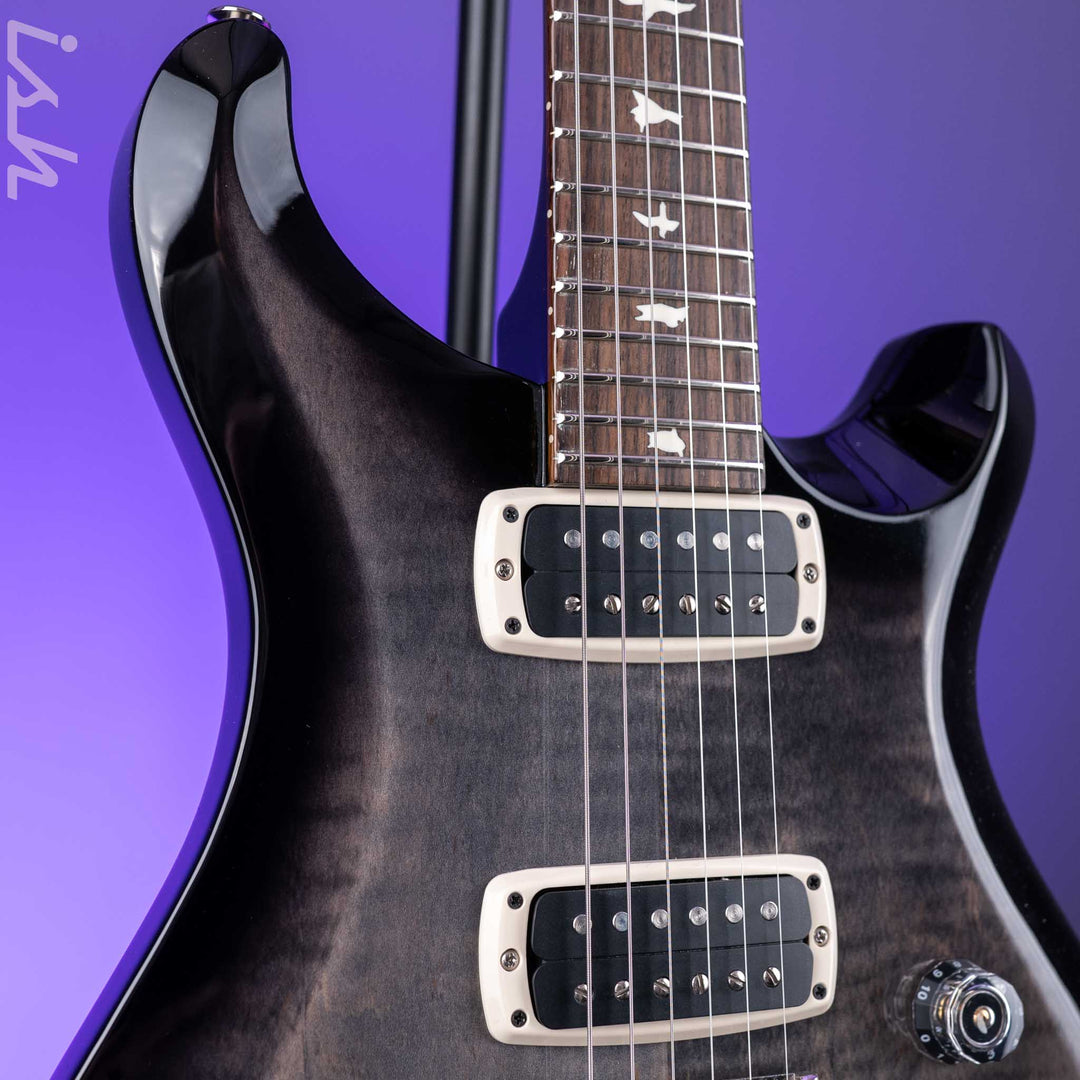 PRS S2 Custom 24-08 Electric Guitar Faded Gray Black Burst