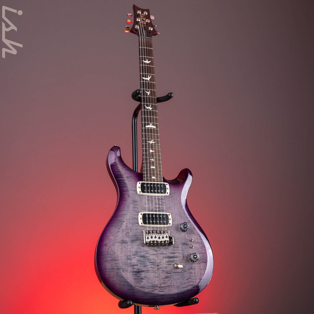 PRS S2 Custom 24-08 Electric Guitar Faded Grey Black Purple Burst