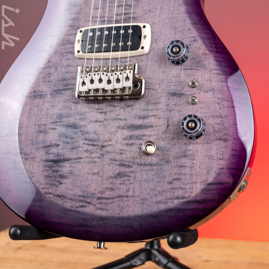 PRS S2 Custom 24-08 Electric Guitar Faded Grey Black Purple Burst