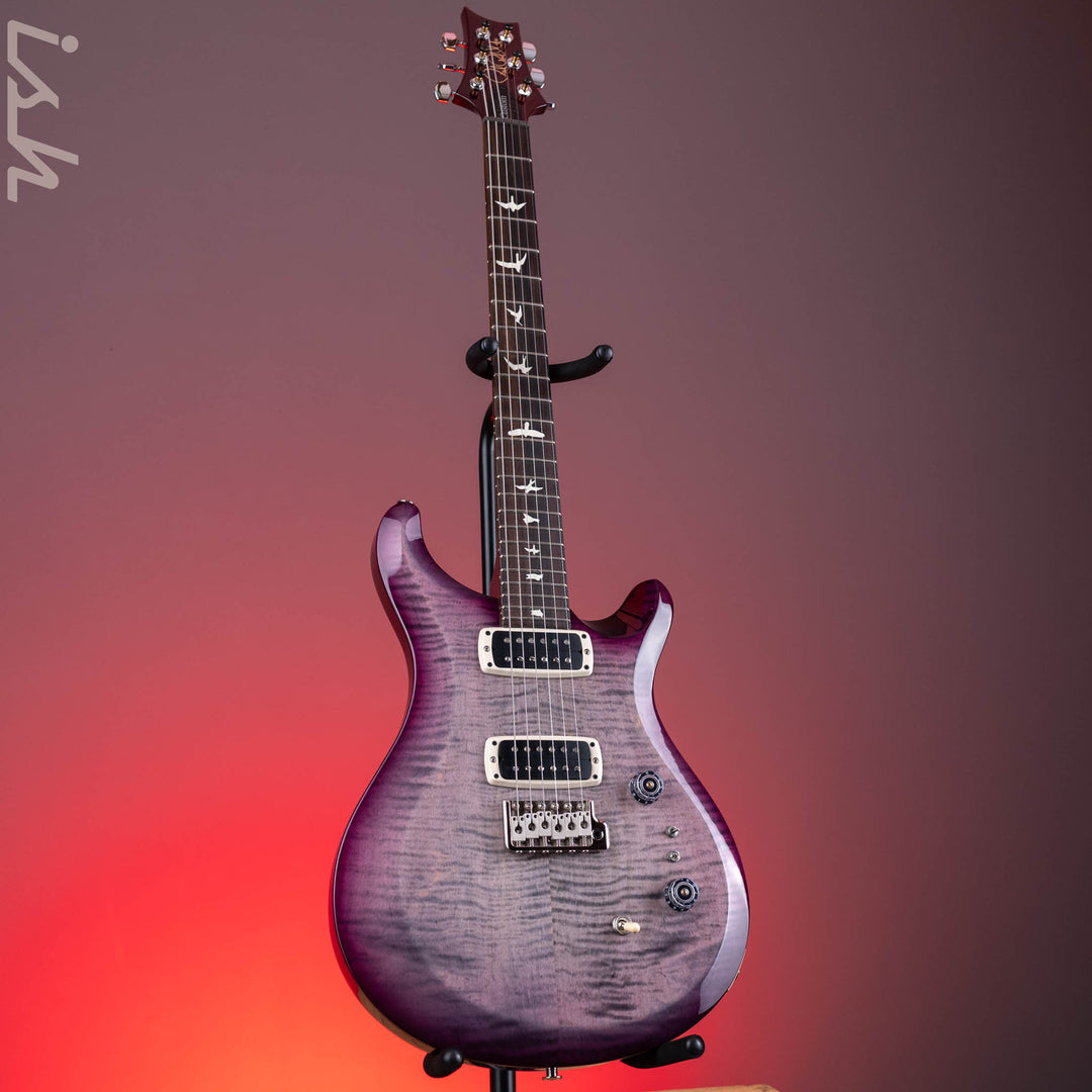 PRS S2 Custom 24-08 Electric Guitar Faded Grey Black Purple Burst